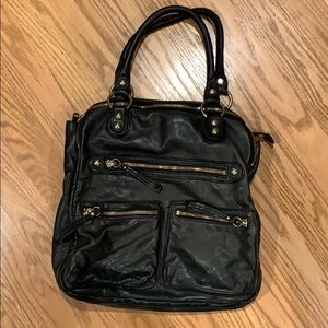 Linea Pelle Black leather bag